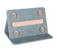 Supporto per Schema di Maglia, Supporto Grafico Maglia All'uncinetto Accessori Strumenti a Maglia Porta Schemi Maglia Pieghevole Righello Calamita per Gli Amanti Dell'uncinetto e Della Maglia