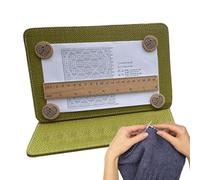 Supporto per schemi di lavoro a maglia, supporto magnetico per schemi per lavoro a maglia, facile da usare, pieghevole, per gli amanti del lavoro a maglia, migliora le abilità del lavoro a maglia e