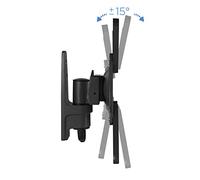 Supporto per schermi da 13 a 42 pollici, con capacità girevole e inclinabile, colore nero. Ideale per ottimizzare l'angolo di visione e migliorare l'esperienza visiva.