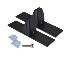 Supporto per schermo - 2 con clip regolabili, pannello in con clip in metallo | Per feste al coperto clima freddo Office Home