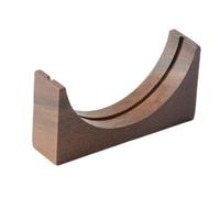 Supporto per schermo per disco da caffè - noce 61,4 x 15,5 - 40,2 mm | Base di stoccaggio con filtro espresso | Supporto universale per griglia sinterizzata per strumenti di fabbricazione del caffè