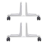 Supporto per schermo Privacy - Base Divisore, Telaio Ruota | 2PCS Supporto Mobile Stand Con Ruote A Rotelle Per Pannelli Di Partizione Barriera Pieghevole Spazio Hotel Configurazione