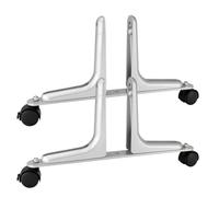 Supporto per schermo Privacy - Base Divisore, Telaio Ruota | 2PCS Supporto Mobile Stand Con Ruote A Rotelle Per Pannelli Di Partizione Barriera Pieghevole Spazio Hotel Configurazione