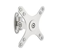 Supporto per schermo regolabile Staffa di montaggio a parete con foro per vite da 1/4 di pollice a 100 x 100 mm 75 x 75 mm per compatibilità con display desktop