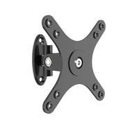 Supporto per schermo regolabile Staffa di montaggio a parete con foro per vite da 1/4 di pollice a 100 x 100 mm 75 x 75 mm per compatibilità con display desktop