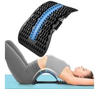 Supporto per schiena regolabile, accessorio per yoga, massaggiatore per la schiena, correttore per colonna vertebrale, per uomini e donne, a casa, 38,5 x 21,5 cm