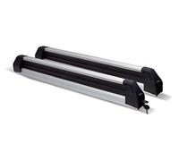 Supporto per sci Silver Ice allungabile + portapacchi VDP EVO in acciaio compatibile con Mercedes Classe A (W177) 5 porte dal 2018