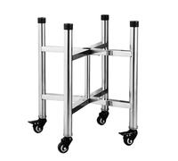 Supporto per secchio con ruote, durevole e mobile, per cucina, ristorante, uso commerciale