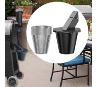 Supporto per secchio raccogli gocce per griglia, beccuccio laterale, secchio