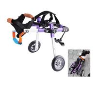 Supporto per sedia a rotelle per cani - Supporto approvato dal veterinario per lesioni alle gambe in animali disabili, ruote regolabili per una maggiore mobilità