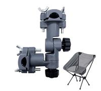 Supporto per sedia da tetto - ABS - Supporto a morsetto con cambio a 360° | Clip per ombrello portatile per passeggini Golf Push Cark sedia da pescatore mobili da terrazza all'aperto - Supporto per