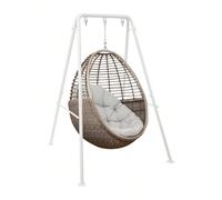 Supporto per sedia sospesa per uso interno ed esterno, supporto per cesto sospeso per giardino, supporto per sedia sospesa, supporto per sedia sospesa in metallo DescrizioneLa nostra struttura per sed