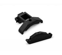 Supporto per sella per luce della bicicletta compatibile con Bontrager Flare RT/supporto luce per bici da strada e montagna/supporto per luce posteriore Flare RT 43 mm x 7 mm (binario in alluminio