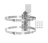 Supporto per serbatoio di espansione - 7.87inch Heavy Duty Mount Bracket | Nitrogen propano Tank Holder - Secure Mounting Brackets for Expansion Tanks Screws Gasket Included Secure Installation