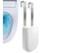 Supporto per serbatoio WC - Acciaio inossidabile ABS bianco antiruggine | Organizer per linguette per la pulizia del bagno, per tablet per WC, ripiano universale per serbatoi d'acqua, scaffale