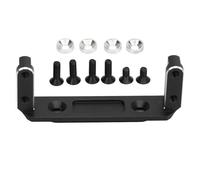 Supporto per servo RC in lega di alluminio per Capra UTB10 1/10 RC Crawler, supporto per servo di precisione lavorato a CNC con bordi smussati e incisione dorata, ricambio per VP (Nera)