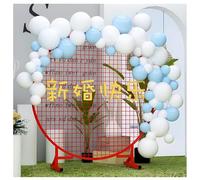 Supporto per sfondo a griglia in metallo per fiori e pallonciniPerfetto per giardino, matrimoni, feste, eventi e composizioni floreali. Soluzione decorativa robusta ed elegante