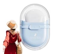 Supporto per shampoo da viaggio | Custodia da viaggio per saponetta da viaggio, custodia portatile per drenaggio con coperchio, salva shampoo da viaggio