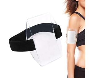 Supporto per skipass - Fascia regolabile | Braccialetti - Card Holder Ski Passass Band - Per sci nero confezione da 1 stabile di qualità Design impermeabile trasparente carta d'identità