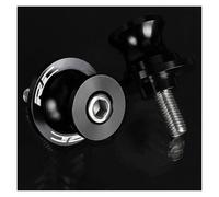 Supporto per slider moto PER RC RC390 RC200 RC125 2016 Accessori Per Moto 10 Mm Viti Per Cavalletto Posteriore, Perno Forcellone In Alluminio CNC(10MM Black LOGO)