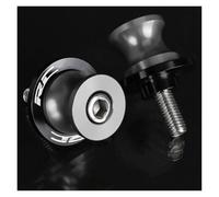 Supporto per slider moto PER RC RC390 RC200 RC125 2016 Accessori Per Moto 10 Mm Viti Per Cavalletto Posteriore, Perno Forcellone In Alluminio CNC(10MM Gray LOGO)