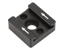 Supporto per Slitta a Freddo, Indicatore a Freccia per Adattatore per Slitta a Freddo CNC Anodizzato con Vite da 1/4 per Microfono