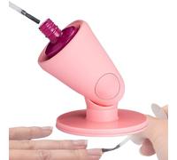 Supporto per smalto, anti-fuoriuscita, portatile, per salone di bellezza