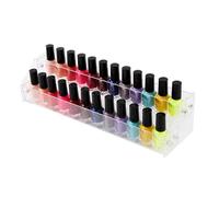 Supporto per smalto per unghie - Organizzatore per unghie in acrilico trasparente universale espositore a vincere posto per smalto cosmetico per rossetto