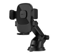 Supporto per smartphone da auto F2N+ con ventosa, a gravità e rotazione a 360 gradi - Nero