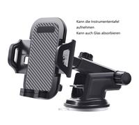 Supporto per smartphone da auto, universalmente compatibile con materiali resistenti per una guida sicura.