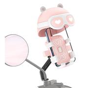Supporto per Smartphone da Bici Morsetto Da Manubrio Resistente Alle | Supporto Per Telefono Da Moto Con Mini Casco Per Navigazione Chiamate Registrazione Video Strada Città Turismo Pen