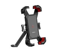 Supporto per smartphone da moto per manubrio, nero