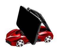 Supporto per smartphone per auto - PU a 360 gradi - design rotante per auto con supporto per console centrale scorrevole sportivo e alla, per tutti i modelli