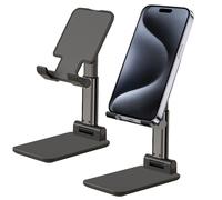 Supporto per smartphone per Samsung Galaxy A07 A17 A37 A57 A56 A36 A26 A16 A55 A35 A25 A15 A05 A05s A53 S26 S21 A52 Supporto da tavolo pieghevole C1 nero