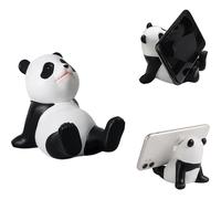 Supporto per smartphone regolabile e compatibile con smartphone e tablet, a forma di panda, con un design