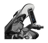 Shapeheart Innovazione francese, Porta cellulare scooter e maxi scooter con tasca magnetica staccabile, plancia centrale, Universale, protegge dalla pioggia, compatibile con tutte le marche