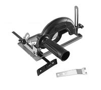Supporto per smerigliatrice angolare Ø 100/125 mm, telaio di protezione per il taglio del ferro, angolo regolabile 0-45°, profondità di taglio 0-40 mm (diametro 125 mm + guida)