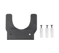 Supporto per smerigliatrice angolare, in acciaio, montaggio a parete, salvaspazio, per officina, garage, ripostiglio, finitura nera