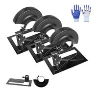 Supporto per smerigliatrice angolare, kit di copertura protettiva per supporto da taglio per smerigliatrice angolare, staffa di taglio regolabile e protezione ispessita, supporto per staffa in