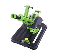 Supporto per smerigliatrice angolare per smerigliatrice angolare da 100-125 mm, supporto per smerigliatrice angolare con angolo di regolazione di 45°, distanziatore in alluminio con doppia barra