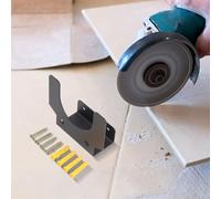 Supporto per smerigliatrice angolare per utensili da 12,7 cm, staffa in metallo da parete per lucidatrice e smerigliatrice, nessun montaggio richiesto, nero (B)