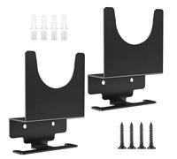 Supporto per smerigliatrice angolare - Scaffale portautensili | Montaggio a parete con viti per utensili elettrici, set da 2 supporti per montaggio a parete per smerigliatrici, separatori, accessori