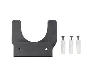 Supporto per smerigliatrice angolare, supporto da parete in acciaio resistente, per smerigliatrici e lucidatrici da 12,7 cm, gancio salvaspazio per officina, garage, ripostiglio, nero