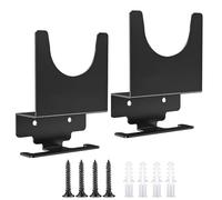 Supporto per smerigliatrice angolare, supporto per utensili da parete per potere, organizer per banco da lavoro in metallo con viti, porta attrezzi montato, 2 staffe per chiave per smerigliatrice