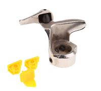 Supporto per smontagomme per moto, testa d'anatra con 3 cuscinetti in acciaio fuso da 28 mm