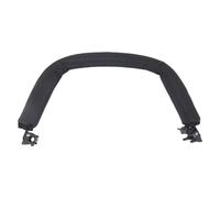 Supporto per snack per passeggino, larghezza regolabile, barra paraurti per passeggino con portabicchieri, barra antiscivolo per passeggino, passeggino universale con vassoio per snack, per