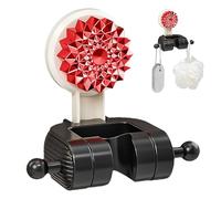 Supporto per soffione doccia a , regolabile, da parete per doccia, per bagno, casa, camper, piastrelle, asciugamani in luffa