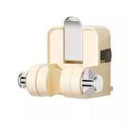Supporto per soffione doccia a ventosa, regolabile, montaggio a parete, per soffioni, palline da bagno, asciugamani e spazzole in bagno (bianco)