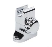 Supporto per soffione doccia con rotazione del volantino regolabile, montaggio a parete a ventosa, per doccetta e bidet, materiale ABS, argento, passo del foro della vite da 6 cm, nessuna foratura