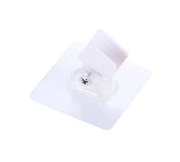Supporto per soffione doccia, impermeabile, montaggio a parete, angolo regolabile, staffa per braccio doccia, bianco, 7,2 x 7,2 cm